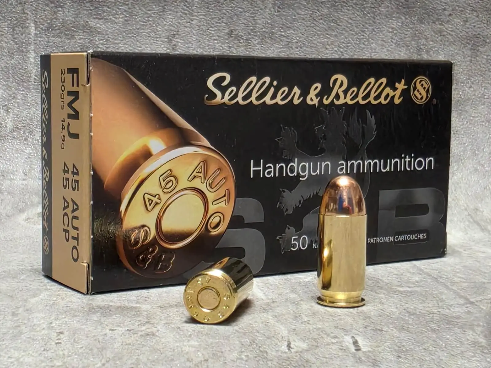 Sellier & Bellot .45 ACP Vollmantel 14,9 g / 230 grs.