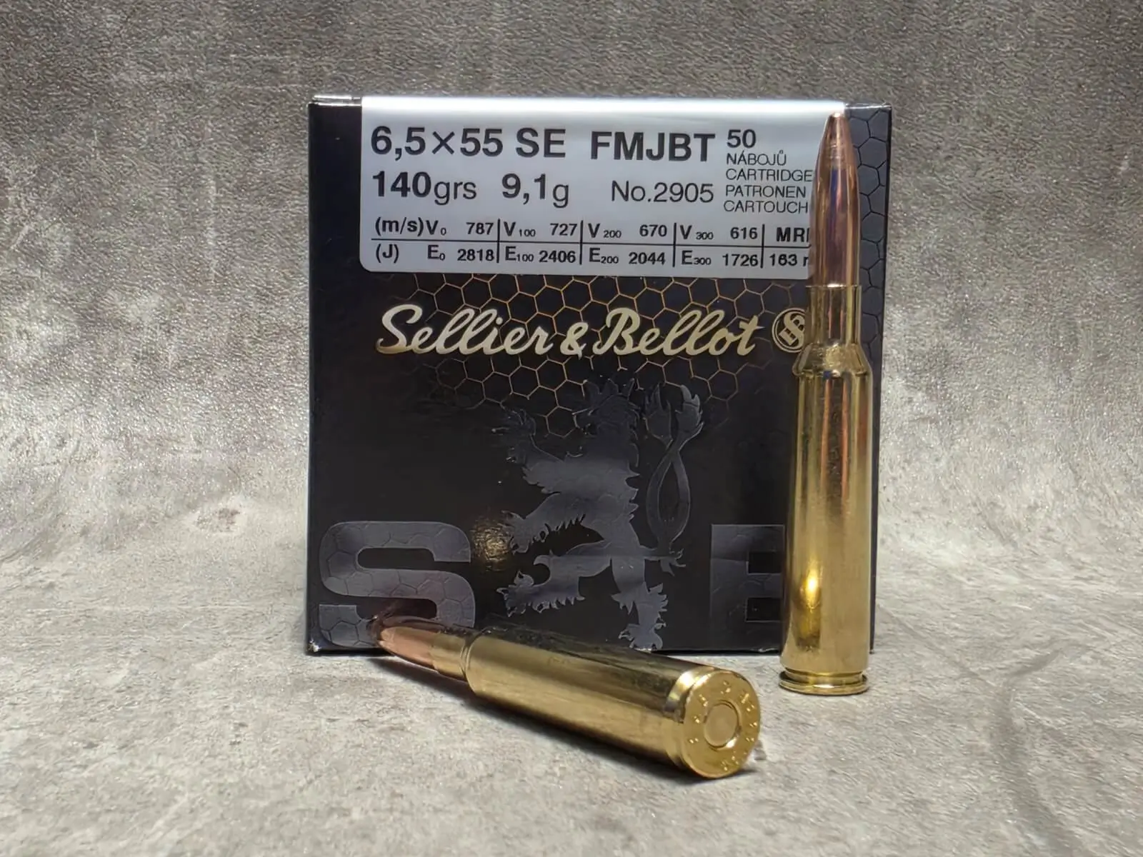 6.5x55 SE Vollmantel Sellier & Bellot